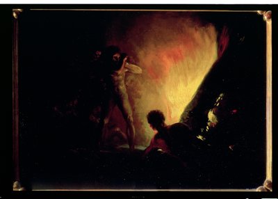 The Pyre, c.1800-05 by Francisco de Goya